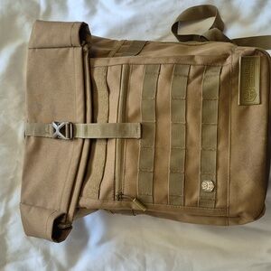 Samurai Tactical Ronin Day Canvas Backpack Desert Clay